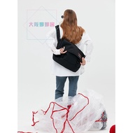 Korean Genuine Daigou kirsh SHOULDER BAG DELEGATE Black Zipper Women's SHOULDER Messenger BAG