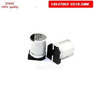 10PCS SMD Aluminum Electrolytic Capacitor 16V470UF 8*10.5MM 470UF16V 16V 470UF