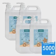 潔易淨 4入組超濃縮 植萃精油洗碗精(薰衣草茶樹) 5000ml(附壓頭)