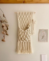 macrame plant hanger/ macrame pot gantung-macrame hiasan dinding