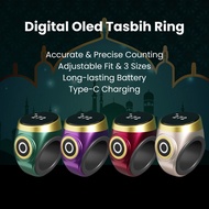 M1 Cincin Tasbih Digital Dengan Kiraan Zikir – Smart Zikir Counter Ring