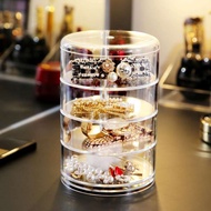 Jewelry Acrylic Box Put On Cosmetics 4 Layers Cylinder