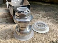 現貨！全新盒裝Campagnolo Record HS7RE 一吋銀色有牙頭碗 鋼管車用 鋁合金 頭碗 一寸 25.4