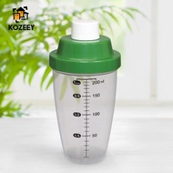 KOZEEY Protein Shaker Bottle Drink Shaker for Protein Mixing Water Cup 200ml Mixing Bottle for Fitne