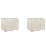 2X Dog Crate Cover Oxford Cloth Pet Kennel Cover Universal Fit for 36 Inches Wire Dog Crate