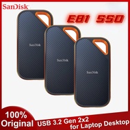 Extreme PRO E81 USB 3.2 Gen 2*2ประเภท-A C 4TB 2TB 1TB โซลิดสเตทไดรฟ์ภายนอกแบบพกพา SSD NVMe การ์ดความ