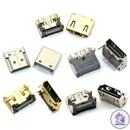 CU 5pcs HDMI HD Interface Connector SMD 19 Pin 19P Vertical Right Angle HDMI Socket Surface Mound PC