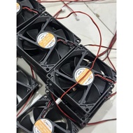 100% new 5V Radiator Fan - 8X8X2.5cm, xh2.54 plug, 25cm long