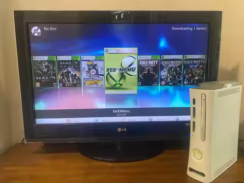 RGH xbox360 Modified Game Console Bulit in HDD Hacked Game Aurora System