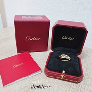 [卡地亞代表作] 卡地亞Cartier 750k金 Trinity三環戒指