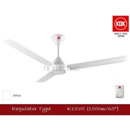KDK K15V0 60  CEILING FAN  KDK K15VO 60 INCH CEILING FAN (WHITE) / HIPSEN