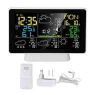 Tuya WiFi Smart Weather Station Smart Weather Station Wireless Thermometer with 7.5inch Color Displa