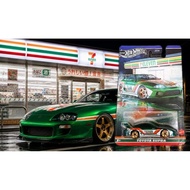 💯% Original Hot Wheels🔥 TOYOTA SUPRA 7ELEVEN + FREE PROTECTOR
