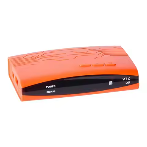 AED6-V7X DVB-S/S2 Satellite TV Receiver 1080P Full HD H.264 MPEG-4 Dongle CVBS Powervu LNB PAL/NTSC