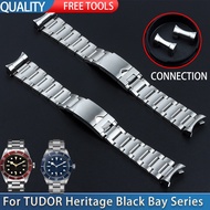 Top Quality Accessories Bracelet for TUDOR Strap Heritage Black Bay Series Watch Band Solid Stainless Steel Belt Watchband 22mm