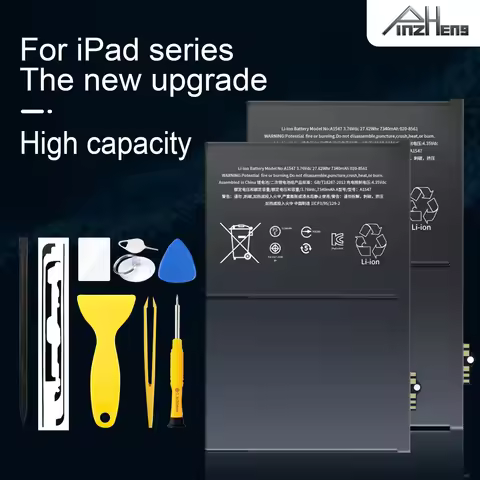 PINZHENG Tablet Battery For iPad 5 6 Air A1484 For iPad Air2 A1474 A1475 A1893 10.2 Mini 2 3 4 5 Pro