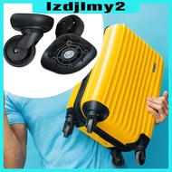[Lzdjlmy2] 2x Luggage Wheels Replacement Spare Parts Travel Trunk Casters Trolley Bag Wheels