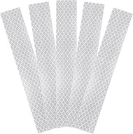 HARFINGTON 5pcs Reflective Stickers 1" x 5.9" High Visibility Diamond-Grade Reflective Adhesive Tape