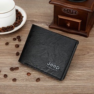JEEP SPIRIT 1941 ESTD mens wallet leather wallet advanced short wallet mens wallet coin wallet multi