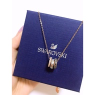 🔥Swarovski100%🔥 Swarovskiของแท้ สร้อยคอ สร้อยคอแท้ swarovski HINT necklace สวารอฟส ของแท้ 100% ของขวัญสำหรับคนพิเศษ สีแชมเปญ