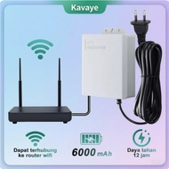 WowDeal Ups 5400mAH Ups Mini 12v For Wifi Ups Mini 12 VOLT Ups Wifi Ups Cctv Ups Dc Mini Ups 12V1.5A