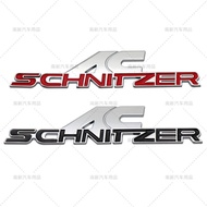 Small Size AC SCHNITZER Metal Logo Modified Metal Car Sticker AC Labeling Factory Ready Stock