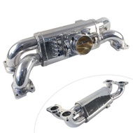 Black/Silver Billet Air Intake Manifold + 70mm Throttle Body Kit For Subaru Impreza WRX EJ20 EJ25 En