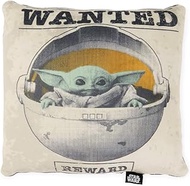 Disney Star Wars The Mandalorian Wanted Baby Yoda The Child Squishy Plush Throw Pillow - 13x11 inches