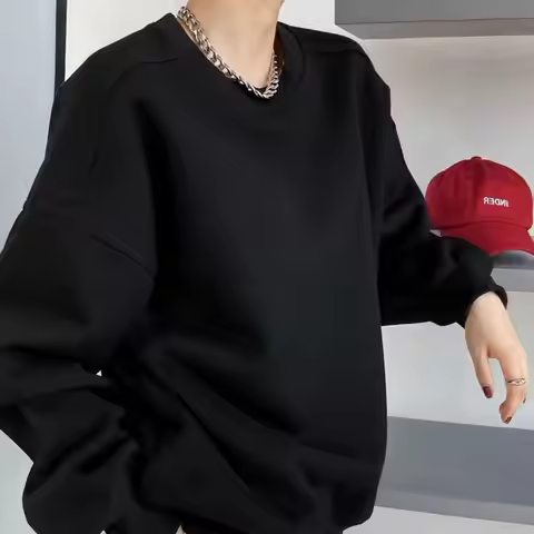 Fleece Sweatshirt No Hat Womens Hoodie Winter Spring Terry Flannel Laceup Crewneck Ribbon O Neckz Pi