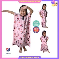 (2-12Y) Baju Kelawar Kanak-Kanak 2-12 tahun / Kaftan Budak Kartun Lengan Pendek Kids Murah Baju tidur Borong Cotton