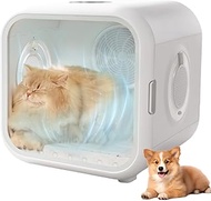 50L Pet Dryer Box – Automatic Grooming Dryer with 360° Full Body Airflow, Adjustable 22-45°C Tempera