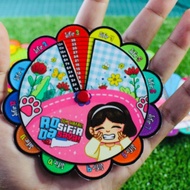 Poket / Roda Sifir Mini Matematik Senang Hafal dan Bawa untuk Pelajar Pandai Matematik Pentagon Guru