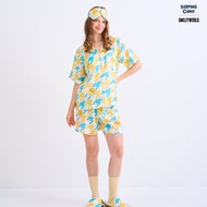 SLEEPING CLOUD Pajamas | 1 LYOCELL Soft And Cool Fabric Comfortable To Wear : Short Sleeves SHINORI 