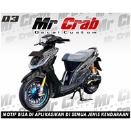 Mio SPORTY new FULL BODY Sticker MIO SPORTY Pattern MIO SPORTY Costom 03