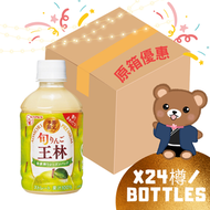 日本青森果 王林蘋果汁 280ML X 24 (原箱)  到期日 2026-8-1