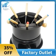 Chocolate Fondue Maker Set Multifunction Carbon Steel Ice Cream Chocolate Cheese Hot Pot Melting Pot Fondue Set