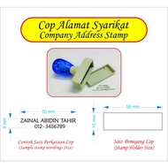 Rubber Stamps / Cop Siap Ink / Cop Syarikat / Company Stamp / Self Ink Rubber Stamp