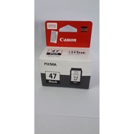 PG47  CANON BLACK INK CATRIDGE FOR CANON PIXMA E400/E410/E417/E460/E470/E477/E480/E4270
