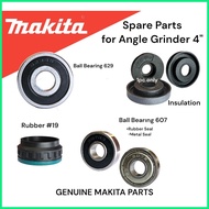 Makita Parts for Angle Grinder (Bearing 607Z/607RS, Bearing 629RS, Rubber 19, Insulati