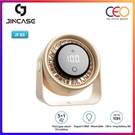 Jincase Air Circulation Desktop Table Fan 3+1 Speed Portable Small Kipas Angin Rechargeable USB-C (J