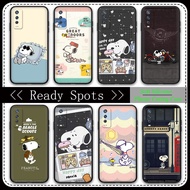 TPU Cover Black Soft Case Vivo Y77 Y55 5G Y73 Y95 Y93 Y91 Y91C Y90 Y81 Y81s Y71 K7Q3 Snoopy Phone Ca