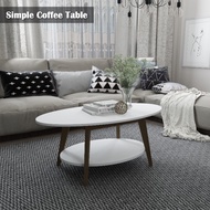 Brightening Star 110cm Coffee Table Ikea alike furniture / Kopi Meja Putih / Meja Kecil / 2 Tier Kop