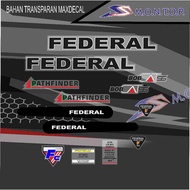 Decal sticker federal bobcat patfinder transparent maxdecal