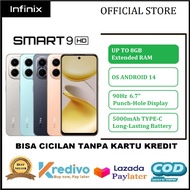 Infinix Smart 9 HD [3GB/4GB + 64GB] Extended RAM, 6.7" 90Hz Punch Hole Display, 5000mAh - Bisa Cicil