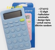 Kalkulator Citizen CT-6112 CT 6112 Calculator 12 digit Warna