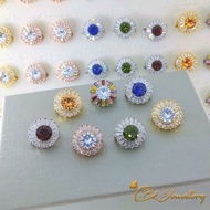 BK Kerongsang Zircon Bahu Zircon High Quality Brooch Shoulder Kerongsang Kiri Kanan Pin Tudung K662 