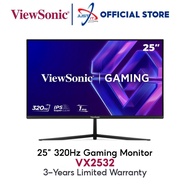 VIEWSONIC VX2532 GAMING MONITOR (25" IPS FHD / 1ms / 320Hz / HD MI + DP)