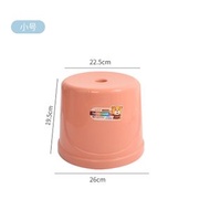 全城熱賣 - 家用加厚塑膠椅子 幼稚園兒童小圓凳 簡約北歐風塑膠凳子 客廳換鞋凳（快遞送貨上門）