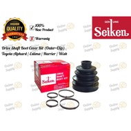 (SEIKEN Japan) Toyota Wish 2.0 ANE11 (03'~09') (Outer+Clip) Drive Shaft Boot Cover Kit