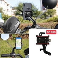 BG 699 Anti-Vibration Motorcycle Phone Clamp and E4/N3. Navigation Motorcycle/Bike Handlebar Clamp. 